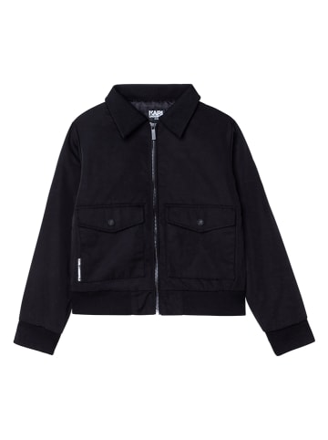 Karl Lagerfeld Kids Tussenjas zwart