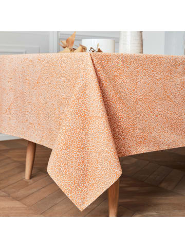 Nydel Gecoat tafellaken "Bulle" oranje