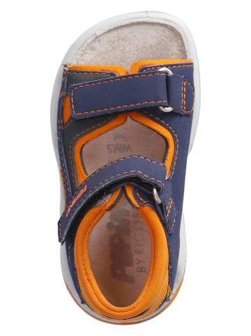 PEPINO Sandały "Espi" w kolorze granatowo-pomarańczowym