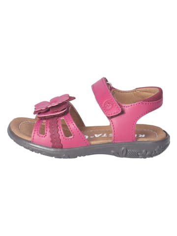 Ricosta Leren sandalen "Mary" roze