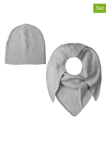 Zwillingsherz 2tlg. Accessoire-Set in Grau