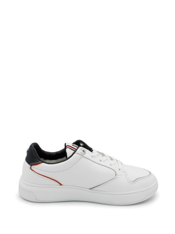 Tommy Hilfiger Skórzane sneakersy w kolorze biało-czarnym