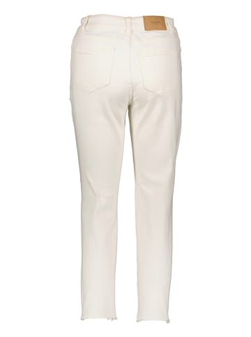 Vero Moda Dżinsy "Brenda" - Straight fit - w kolorze białym