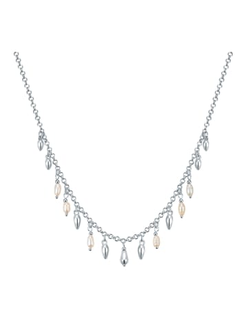 Yamato Pearls Versilb. Halskette mit Perlen - (L)47 cm