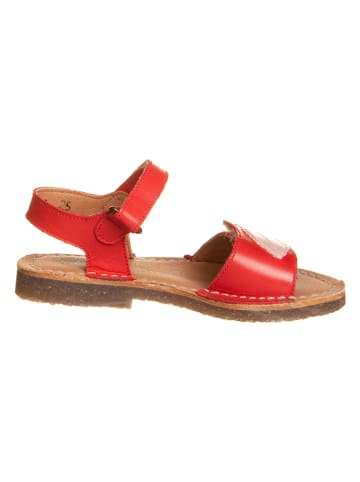 El Naturalista Leren sandalen "Ibiza" rood