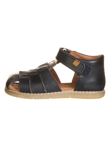 El Naturalista Leren enkelsandalen "Africa" donkerblauw