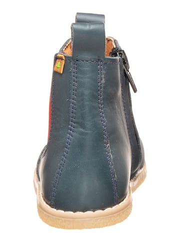 El Naturalista Leder-Chelsea-Boots "Africa" in Dunkelblau