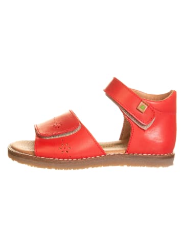 El Naturalista Leder-Halbsandalen "Atenas" in Rot