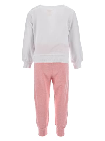 Levi's Kids 2tlg. Outfit in Weiß/ Rosa