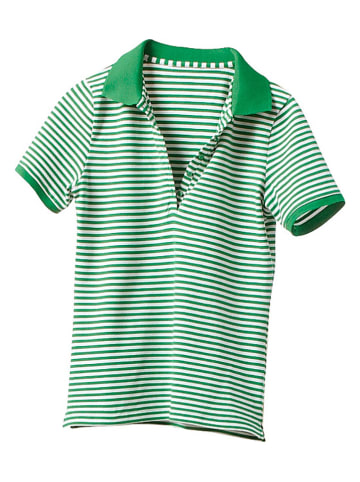 Heine Poloshirt groen/wit
