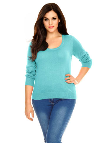 Heine Trui turquoise