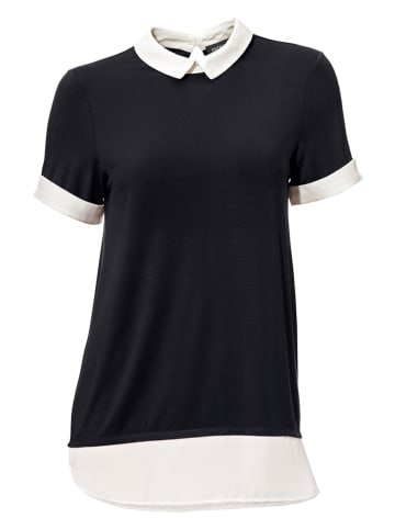 Heine Shirt in Schwarz/ Weiß