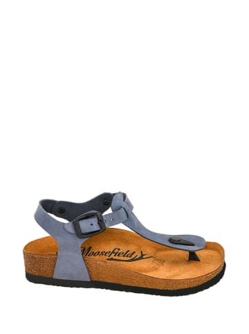 Moosefield Leren sandalen blauw