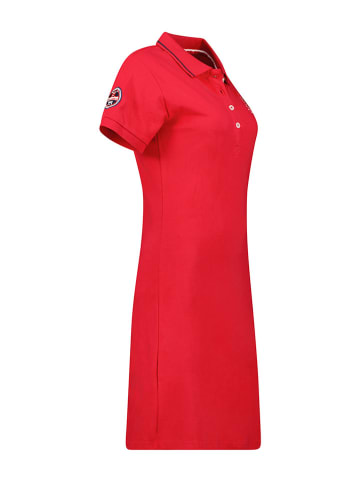 Canadian Peak Sukienka polo "Katcheak" w kolorze czerwonym