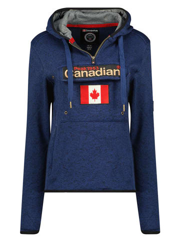 Canadian Peak Bluza polarowa "Upclasseak" w kolorze granatowym