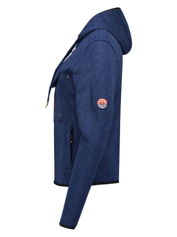 Canadian Peak Fleece hoodie "Upclasseak" donkerblauw