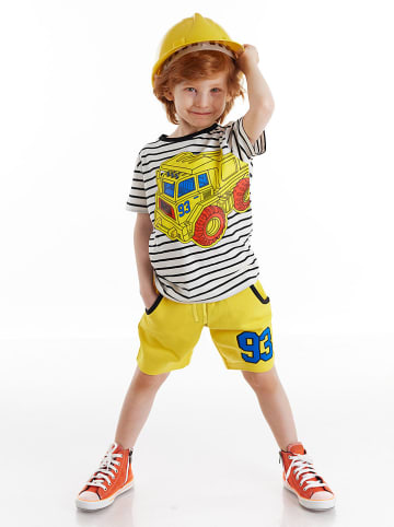 Denokids 2-częściowy zestaw "93 Truck" w kolorze biało-żółtym