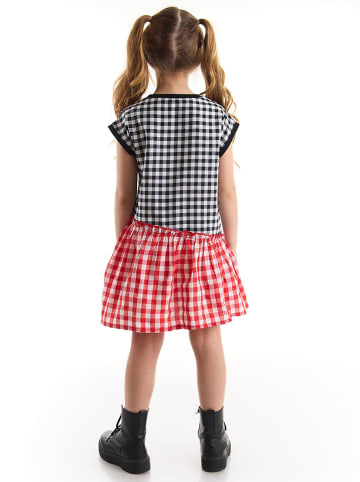 Denokids Kleid in Schwarz/ Rot