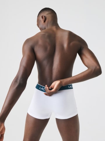 Lacoste 3er-Set: Boxershorts in Hellgrau/ Weiß/ Schwarz