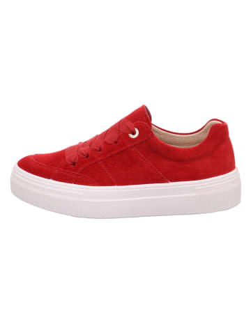 Legero Skórzane sneakersy "Lima" w kolorze czerwonym
