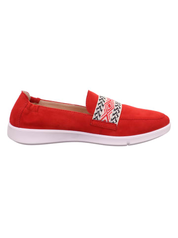 Legero Leren instappers "Lucca" rood