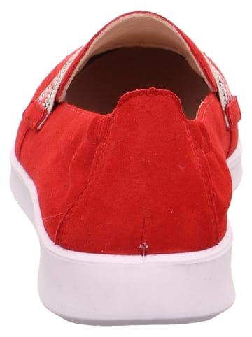 Legero Leren instappers "Lucca" rood