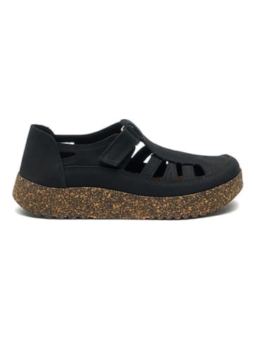 Comfortfusse Skórzane slippersy w kolorze czarnym