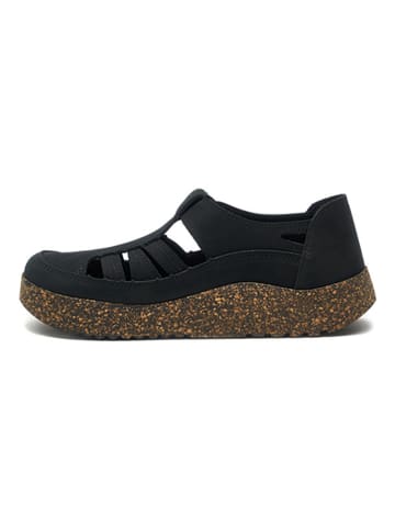Comfortfusse Skórzane slippersy w kolorze czarnym