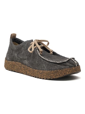 Comfortfusse Veterschoenen donkergrijs