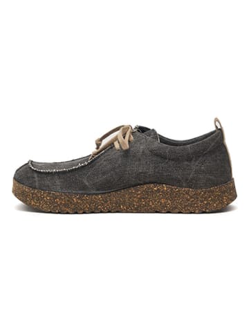 Comfortfusse Schnürschuhe in Dunkelgrau