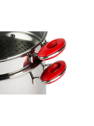 Trendy Kitchen by EXCÉLSA 3-częściowy zestaw "Color up" do gotowania na parze  - 6 l