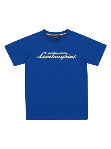 Lamborghini Koszulka w kolorze niebieskim