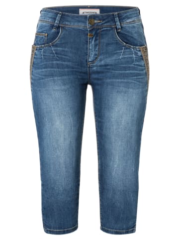 Timezone Caprispijkerbroek "Dashni" blauw