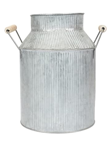 The Concept Factory Wazon "Pot á lait" w kolorze srebrnym - 18,5 x 26,5 x 13 cm