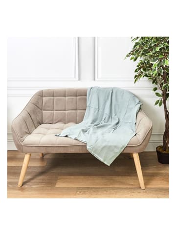 THE HOME DECO FACTORY Plaid groen - (L)150 x (B)120 cm
