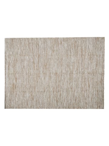 THE HOME DECO FACTORY Baumwoll-Teppich in Beige - (L)170 x (B)120 cm