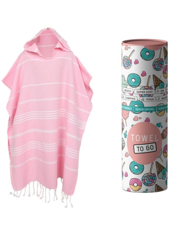 Towel to Go Poncho "Towel To Go" in Rosa - (L)180 x (B)100 cm