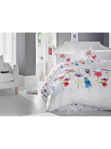 Colorful Cotton Renforcé beddengoedset wit/meerkleurig