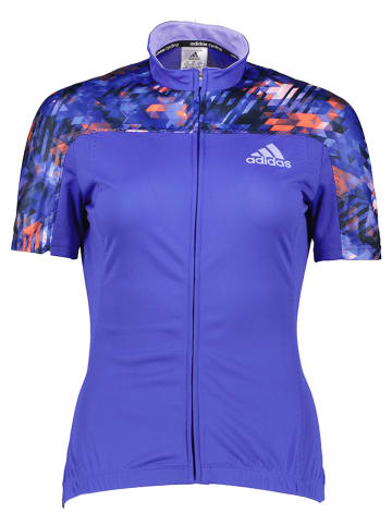 Adidas Koszulka kolarska "Trailrace" w kolorze fioletowym