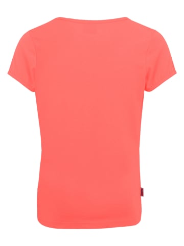 Trollkids Koszulka funkcyjna "Logo" w kolorze różowym