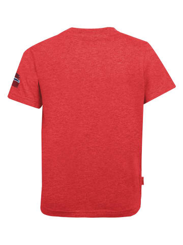 Trollkids Koszulka funkcyjna "Trollfjord" w kolorze czerwonym