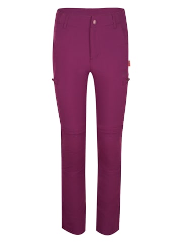 Trollkids Spodnie trekkingowe Zipp-Off "Kjerag Zip" w kolorze fioletowym