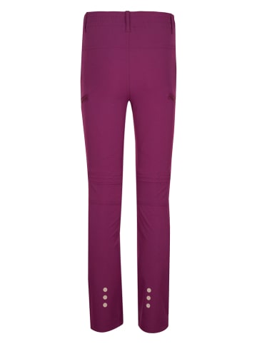 Trollkids Spodnie trekkingowe Zipp-Off "Kjerag Zip" w kolorze fioletowym