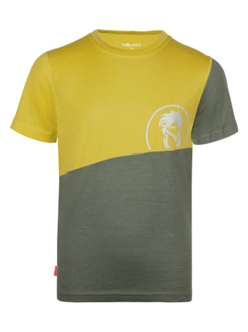 Trollkids Functioneel shirt "Sandefjord" geel/kaki