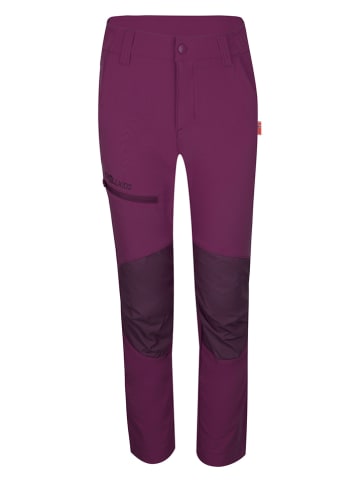 Trollkids Spodnie softshellowe "Lysefjord XT" w kolorze fioletowym