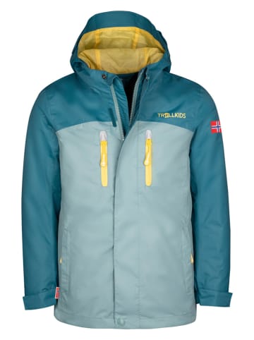 Trollkids Regenjacke "Nusfjord" in Blau