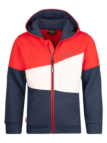 Trollkids Sweatjacke "Alesund" in Rot/ Weiß/ Dunkelblau