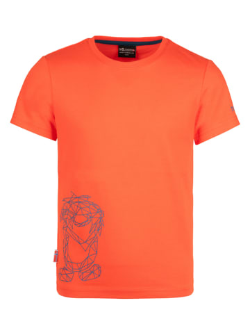 Trollkids Functioneel shirt "Oppland" oranje/rood