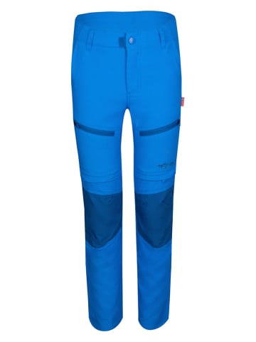 Trollkids Zipp-Off-Trekkinghose "Nordfjord" - Regular fit - in Blau