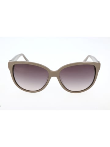 Swarovski Damskie okulary przeciwsłoneczne w kolorze beżowo-jasnobrązowym